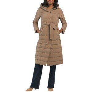 THEORY Paper Nylon Double Breasted Puffer Coat